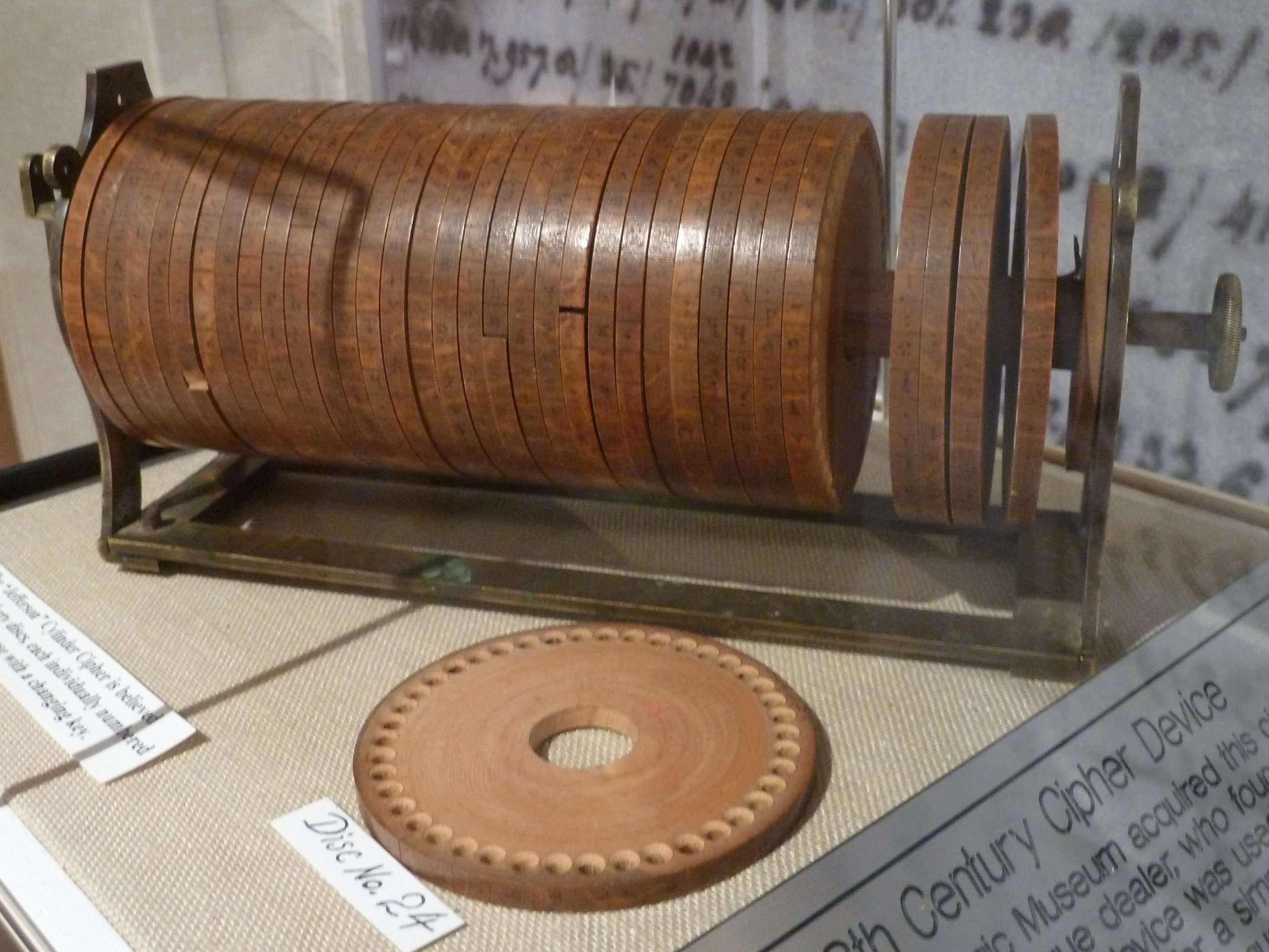 Jefferson disk | wheel cypher | دیسک یا رمز چرخ جفرسون | علوم نوین امیرکبیر